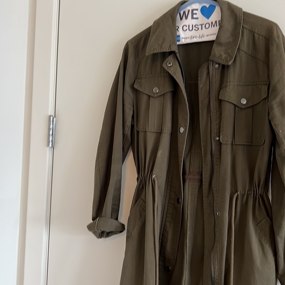 B.P. Olive Green Jacket with drawstrings - Picture 6 of 7